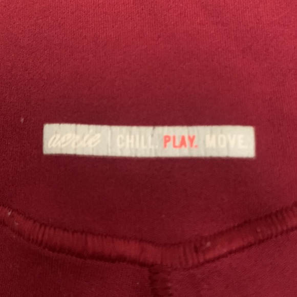 Burgundy/brick-red leggings - Picture 3 of 4